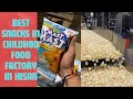 CHILDHOOD SNACK FACTORY MAKING IN HISAR #making #snacks #childhood #kachri #food #streetfood