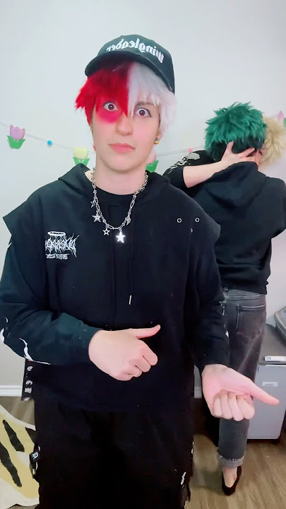 LEFT RIGHT GO💥🥦❄️ #bbnomoney #bnha #cosplay #bakudeku #deku #bakugou #todoroki #mha #mhacosplay