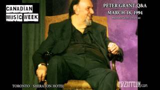 Peter Grant Toronto 1994 interview - led zeppelin