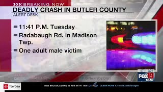 Driver killed in fiery crash