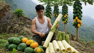 Download Lagu The old woman returned home, continuing peaceful days harvesting and cooking. MP3