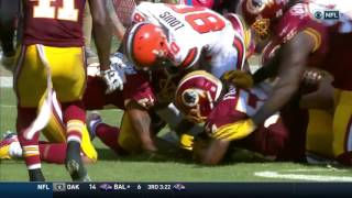 Dunbar Recovers Fumble & Matt Jones Leads Redskins 91-Yard TD Drive! | Browns vs. Redskins | NFL
