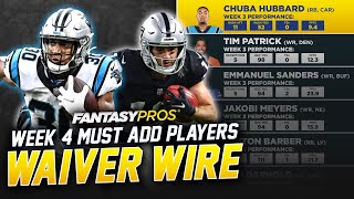 Week 4 Waiver Wire Pickups Must Have Players to Add to Your Roster 2021 Fantasy Football