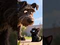 An unlikely friendship #cats #dogs #shorts