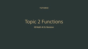 FULL IB Math AI SL Revision on Topic 2 Functions