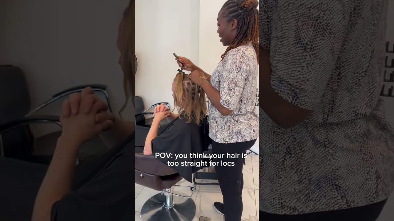 Instant locs on straight hair | Calgary hair salon 