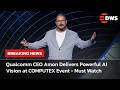 FULL SPEECH Qualcomm CEO Cristiano Amon Outlines Qualcomm’s Vision at COMPUTEX Taiwan Keynote | AI14