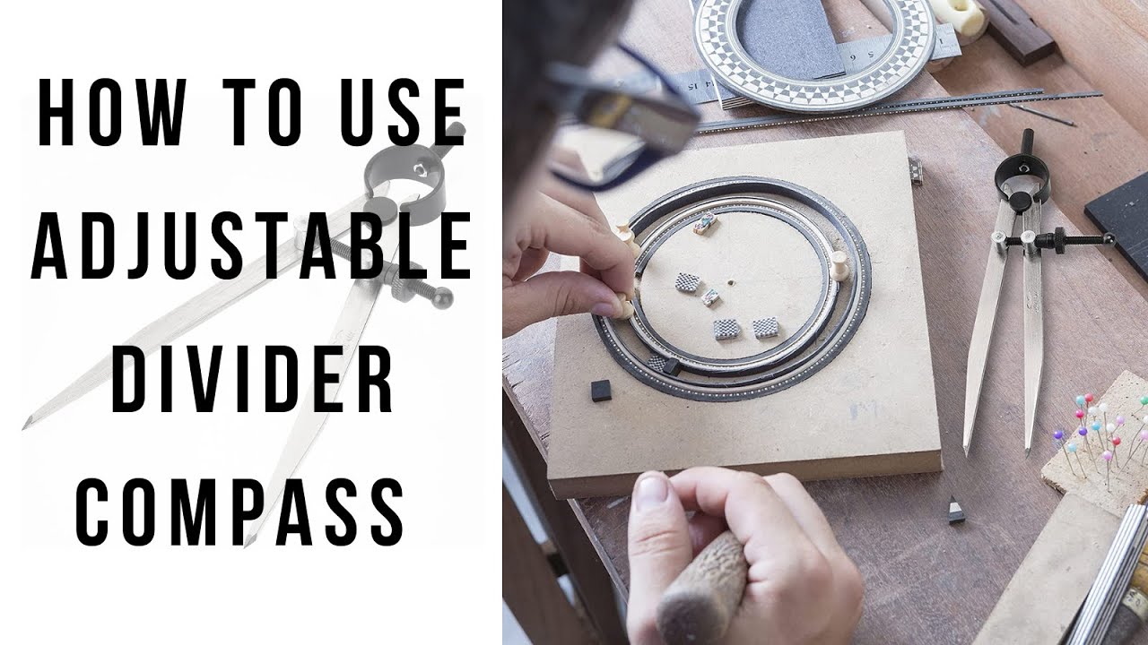 Split Compass How to use Adjustable Divider Compass - YouTube