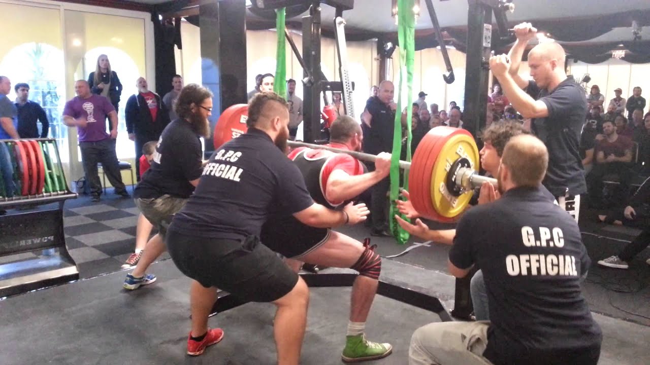Scott Wasson 265kg squat GPC Nats