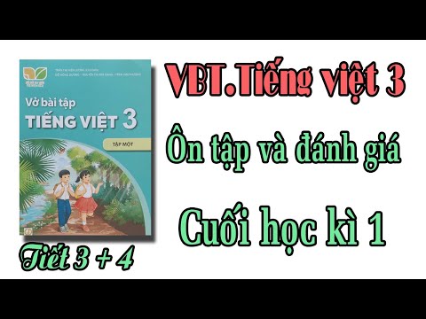 Video Vở bài tập tiếng việt lớp 3 kết nối tri thức với cuộc... - youtube