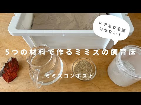 ミミズ堆肥に必要なミミズの数は？計算式と失敗しないコツ
