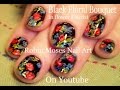 DIY Flower Nail Art | Vintage Bouquet Nails Design Tutorial