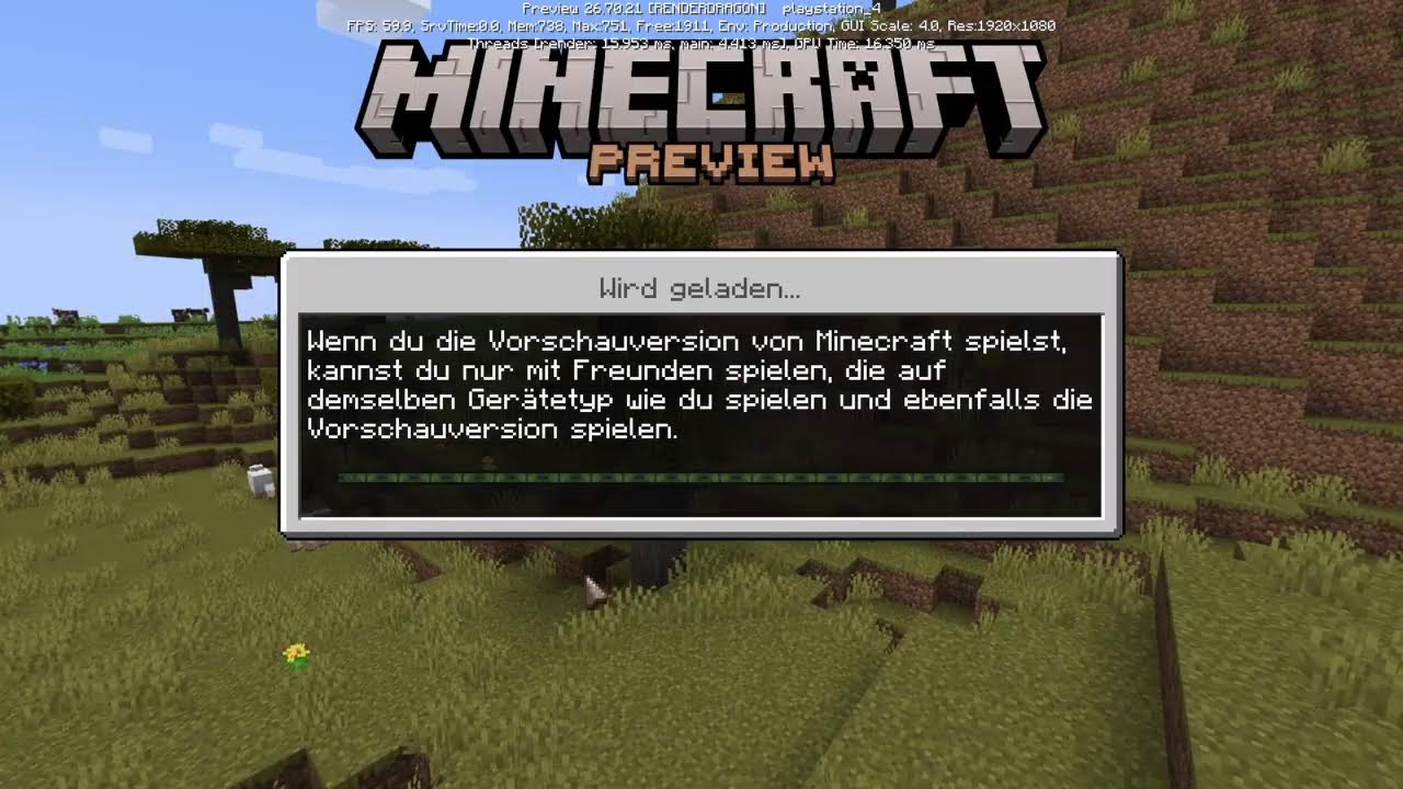 minecraft survival (bedrock)(mic)(singleplayer)(de) - YouTube