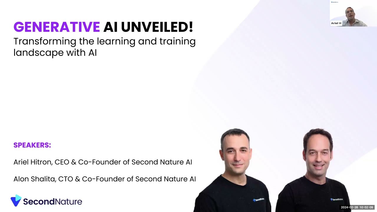 [Webinar] Generative AI Unveiled: Transforming Learning & Training with AI