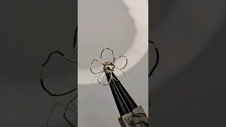 part 2 ✨wire flower tutorial for beginners #shorts #uvresin #wirejewelry