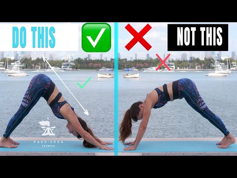 Secret Tip for A Perfect Downward Dog: Yoga mistakes you need to avoid