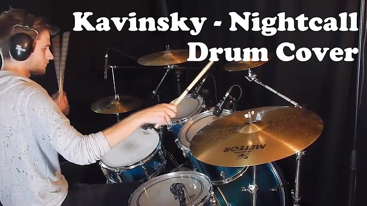 Nightcall Drums version - Drums performance video thumbnail