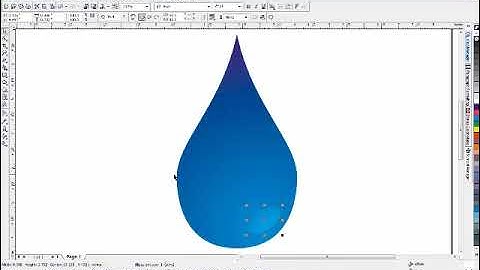 Corel draw x3 tutorial for water drop effect