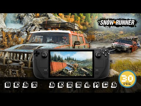 Snow Runner On Steam Deck - A Handheld Experience Rivaling Next Gen Versions!! It looks INCREDIBLE!
