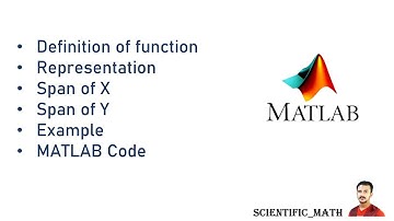 Definition of a function and Matlab Code l what is function l How to plot function in Matlab
