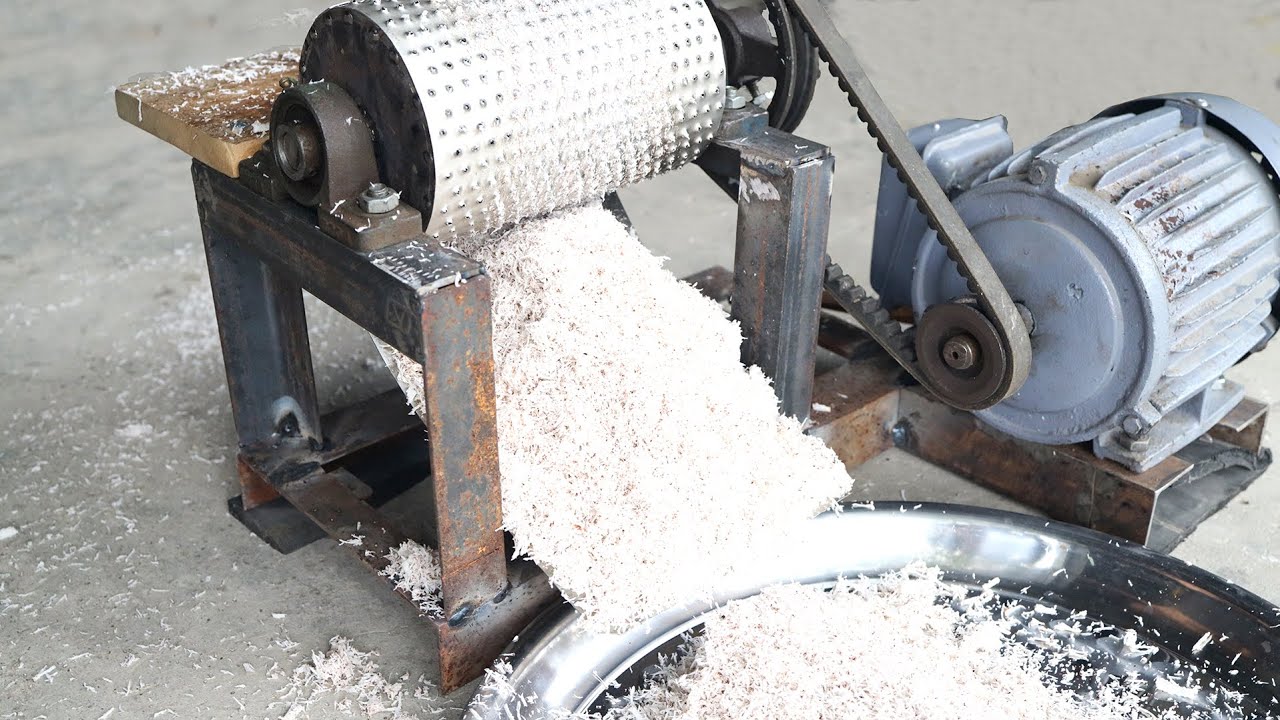 MÁQUINA RASPADORA DE COCO CASEIRO | IDEA BRILLANTE FACIL DE HACER