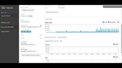Meraki Dashboard and MX security appliance feature Part 1