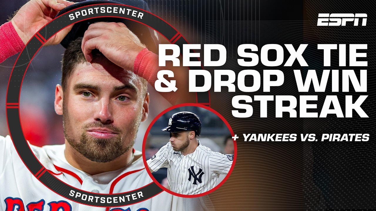 Red Sox HISTORIC win streak is over + Yankees SHUT OUT Pirates at home | SportsCenter