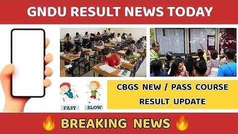 GNDU RESULT NEWS TODAY 😱 CBGS NEW / PASS COURSE 😳 2ND, 4TH & 6TH SEMESTER ✍️ GNDU LATEST UPDATE