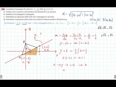 Video: Come Trovare Le Equazioni Dei Lati Di Un Triangolo