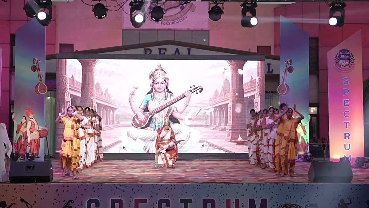 Saraswati Vandana I Annual Function 2026 SPECTRUM I Real International School,Mathura#annualfunction