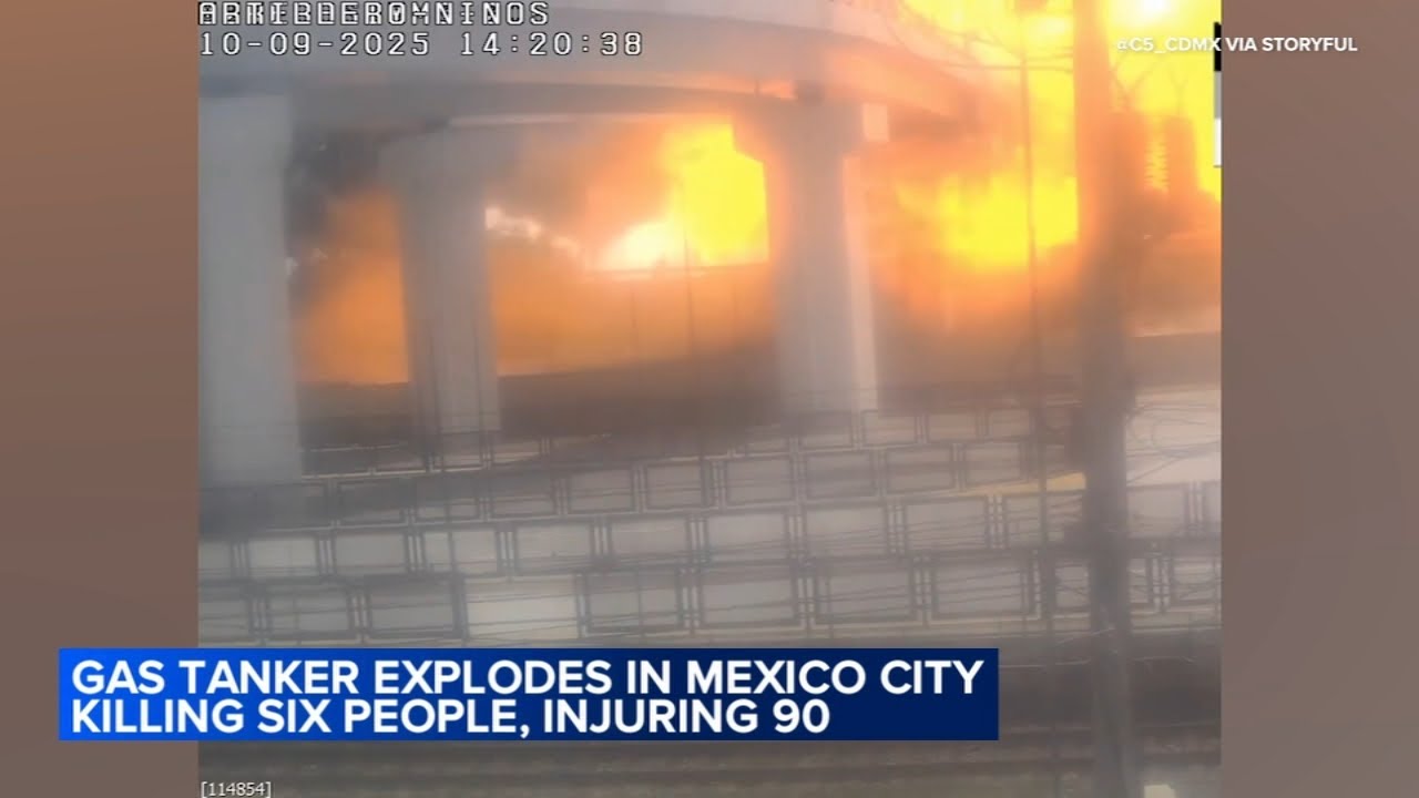 Massive gas tanker explosion in Mexico City leaves multiple dead, injures at least 90 people