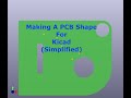 FreeCad To Kicad PCBShape - Simplified