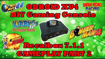 N64mini DIY Gaming Console Recalbox 7.1.1 Gameplay part 2
