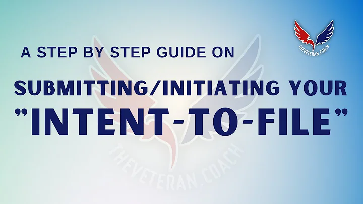 How to Lock in your VA Claim Date! - Submitting an Intent To File for VA Disability