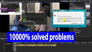 EDIUS Crash Problem Solved || EDIUS Crash Report