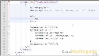 Tutorial Javascript - 35 - Recorrer Arrays