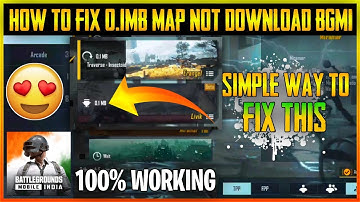 BGMI MAPS NOT DOWNLOADING PROBLEM SOLVED || BGMI 0.1MB ERROR PROBLEM SOLUTION ||BGMI MAP 0.1MB ERROR