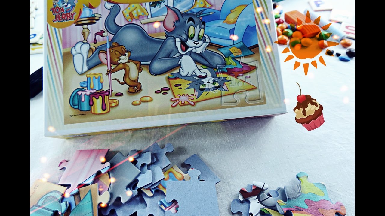 NEW!! TOM AND JERRY/ PUZZLE/ GAMES FOR KIDS/ A LOT OF PUZZLES - YouTube