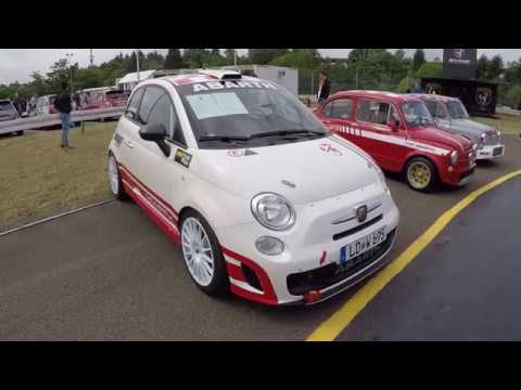 Fiat Abarth 500 R3t Rally Racing Car Walkaround Interior Oz Racing Wheels