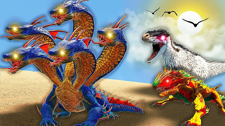 HISTÓRIA: VIREI A GIGANTE HYDRA DE 5 CABEÇAS PARA SALVAR OS DINOSSAUROS! ARK SURVIVAL EVOLVED