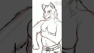 #art #cute #anthro #echovn #speedpaint #furry #otter #wolf #fanart #wip  #furrytrash #leoalvarez