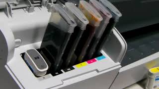 cartucho compatível chip ful para HP72 Designjet T1100 T1120 T1200 T23 1 ou HP70