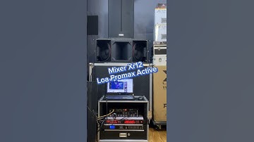 Mixer Xr12 Behringer loa Promax active PL210AR