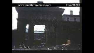 Euston Arch, 1947, in colour.  Archive film 96785