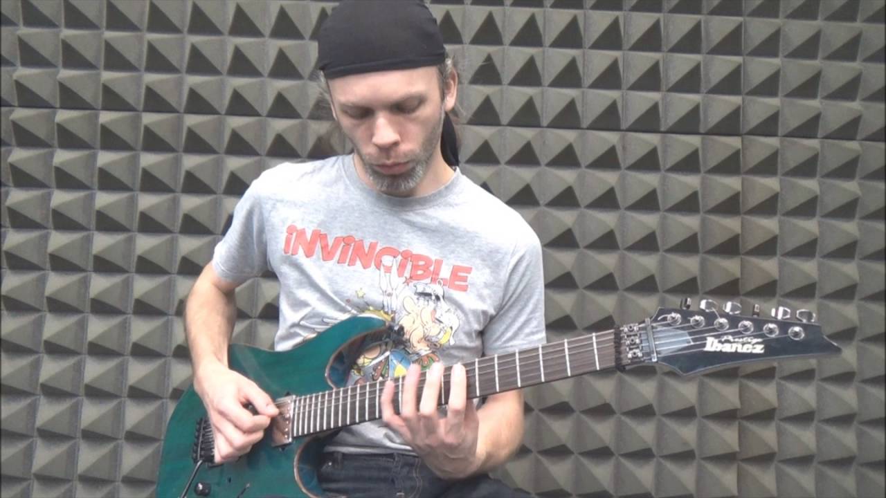 Ibanez RG 2120X - The King - Planet of the vampires solos