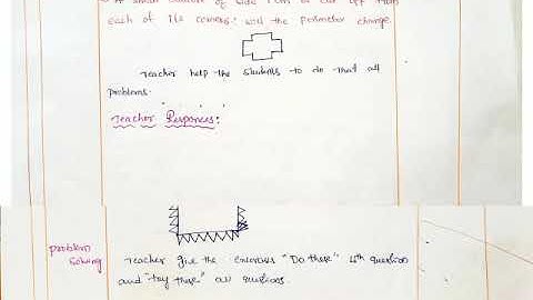 5th Class Maths Lessons Plan (September syllabus) ( Spaces and Boundaries 2)