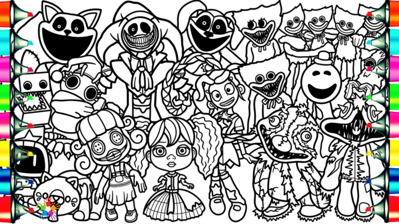 Poppy Playtime New Coloring Pages / How to Color All Bosses from Poppy Playtime Chapter 5