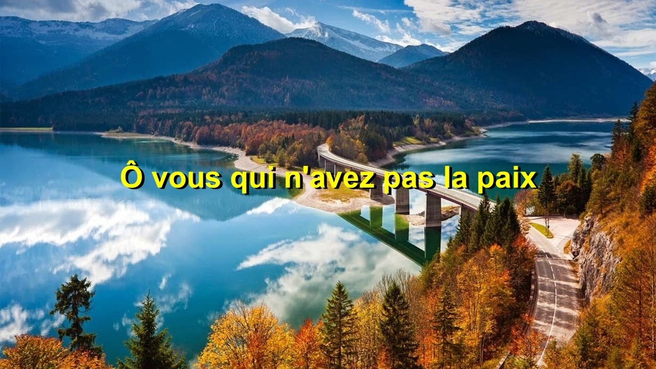 Ô vous qui n'avez pas la paix