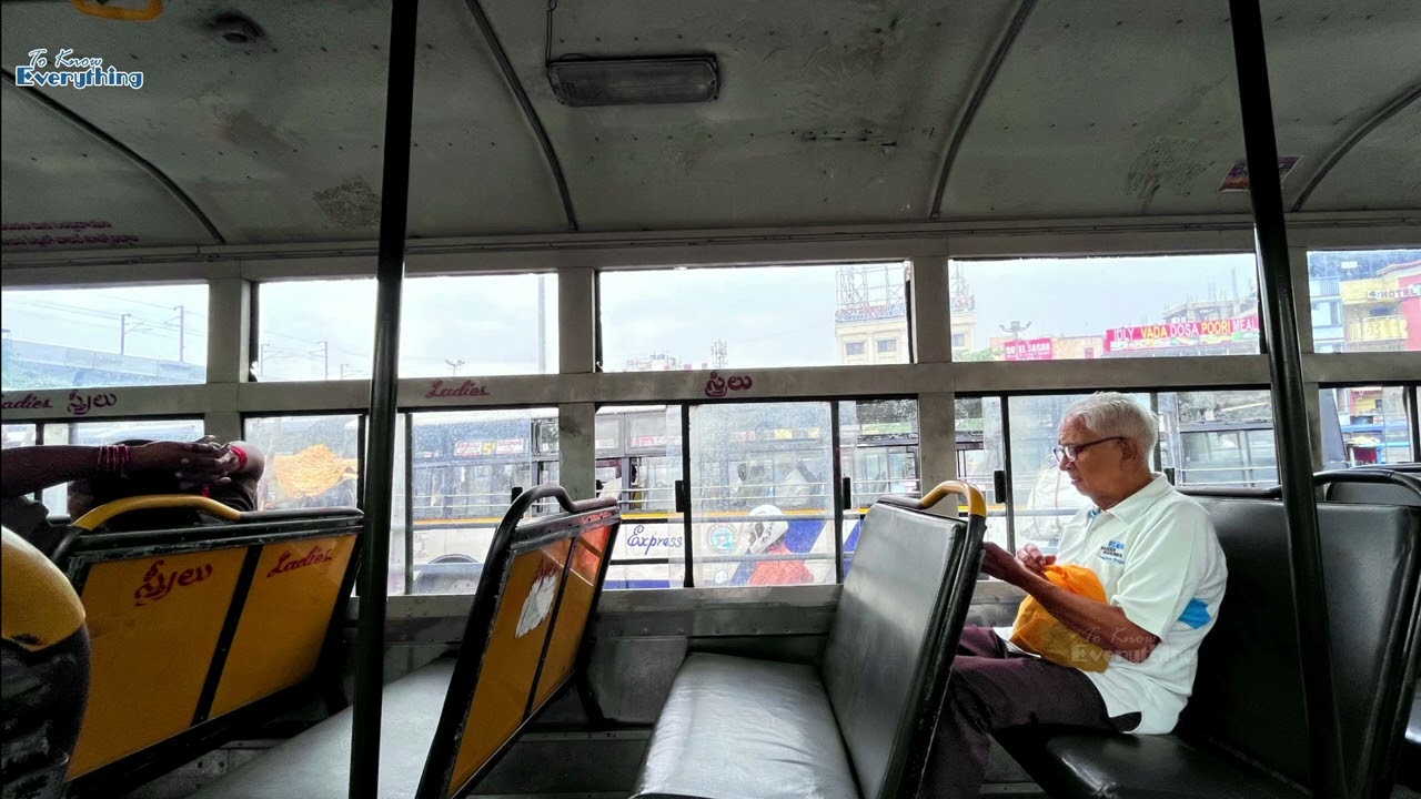 Inside Local City Bus Sounds | Travelling Local Bus in City Roads | Ambience Sounds | Sound Effects