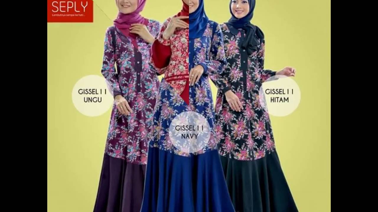Gambar gamis muslimah terbaru